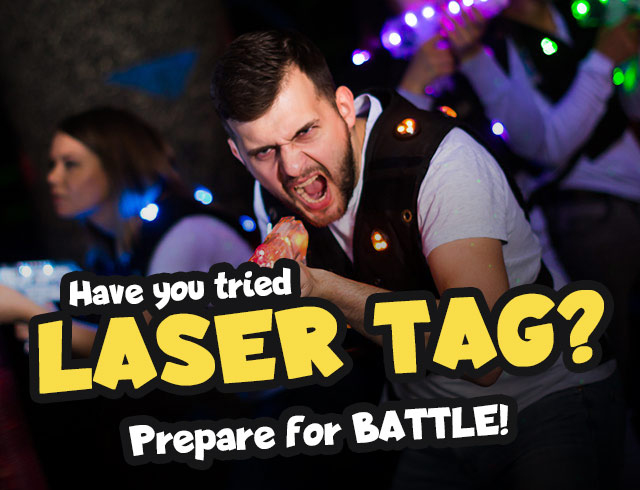 Have you tried laser tag? Prepare for battle!