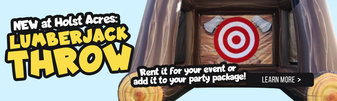 Inflatable axe throwing for rent or for onsite parties | Staples, Minnesota